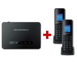 Grandstream DP750 DECT Basisstation + 2 DP720 Handsets