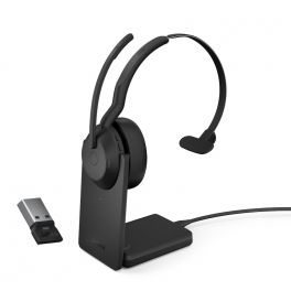 Jabra Evolve2 55 Mono UC - met Link380 USB-A Dongle + Oplaadstandaard