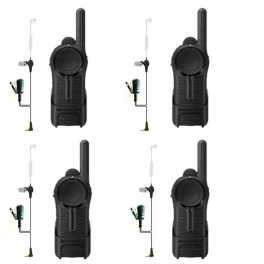 Pack: Motorola CLR446 Quad+ Bodyguard oortjes