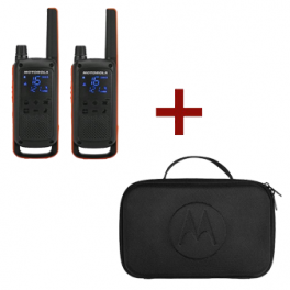 Motorola T82 Talkabout + Draagtas 