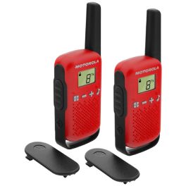 Motorola t42 rood met riemclips
