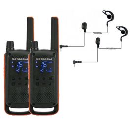 Motorola Talkabout T82 + 2x Oorschelp Headset