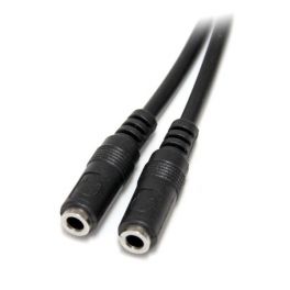 Adapter dubbele naar enkele jack 3.5 mm voor PC