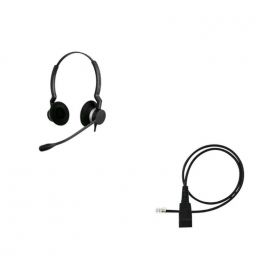 Jabra BIZ 2300 Duo + standaard verbindingssnoer