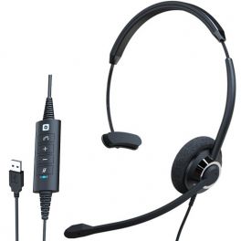 Cleyver Mono USB headset HC60 - met snoer