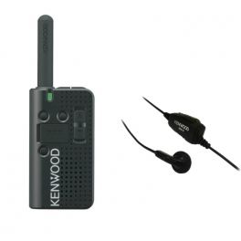 Kenwood PKT-23E + Kenwood KHS-33 oortje met microfoon