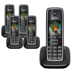 Pakket van 5: Gigaset C530 + 4 Gigaset C530 HX handsets