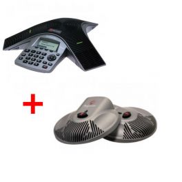Pack: Polycom Soundstation Duo + 2 extra microfoons