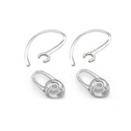 Gel Eartips + over-ear piece for Plantronics M25/M55/M165