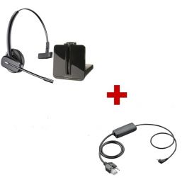 Plantronics CS540 Draadloze Headset + APC-45 EHS Kabel voor Cisco