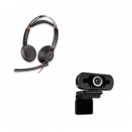 Plantronics Blackwire 5220 USB-A + 3,5mm + Webcam USB HD Desktop