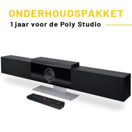 1 jaar Poly Plus garantie voor Poly Studio