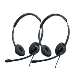 Pack 2 Cleyver ODHC65 USB headsets
