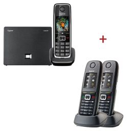 Gigaset C530IP telefoon + 2 extra handset Gigaset R650H Pro