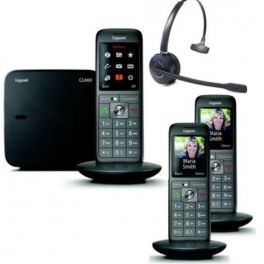 TRIO Pack Gigaset CL660 + Draadloze hoofdtelefoon
