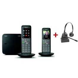 Pack Gigaset CL660 Duo + Draadloze Cleyver hoofdtelefoon