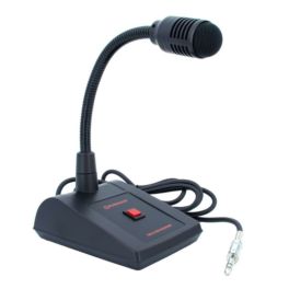 Rondson PA 100J  dynamische bureaumicrofoon voor gesprekken met gebalanceerde stereo jackplug