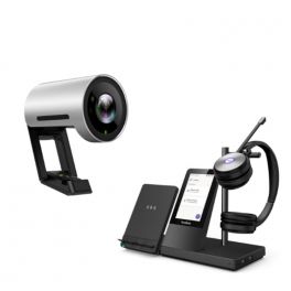 Yealink Hybride Prokit: UVC30 Webcam + WH66 Duo Teams DECT-Headset