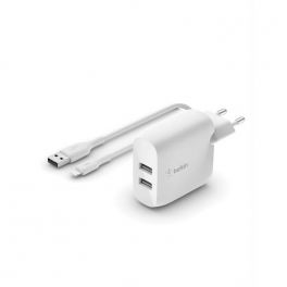 Belkin 2-poorts oplader + Lightning-kabel