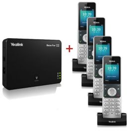 Yealink W60 Basis met 3 extra W56 Handsets