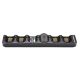 Pakket van 6 Motorola CLP446e zonder oplader + Meervoudige oplader
