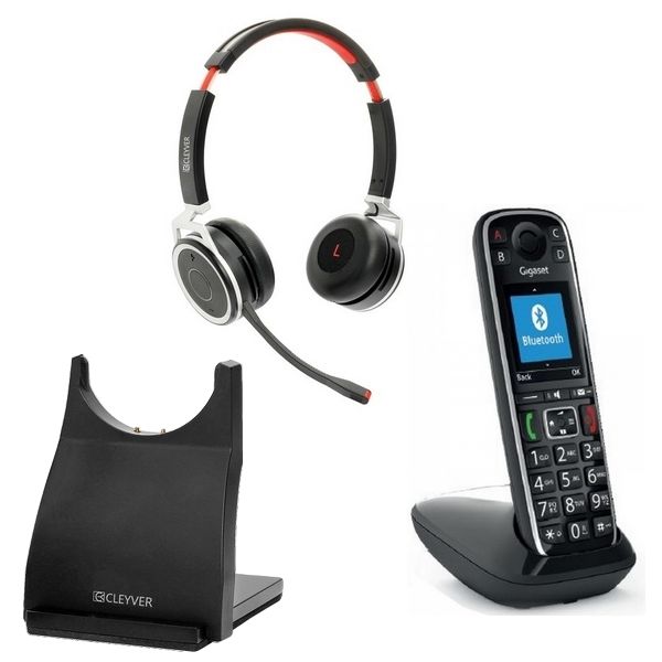 Pack Gigaset E720 + Duo headset + Basis