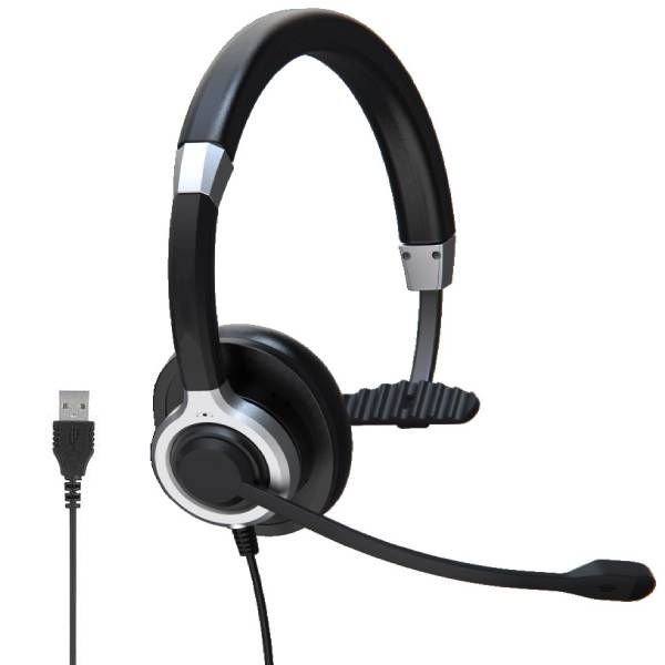 Mono USB Headset met Noise Cancellation