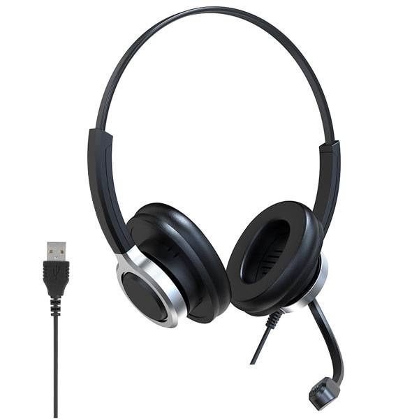 Duo USB Headset met Active Noise Cancellation