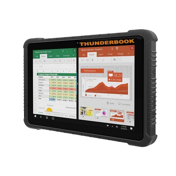 Thunderbook Colossus W100 - 10'' - Windows 10 Pro (met 2D Barcode Scanner)