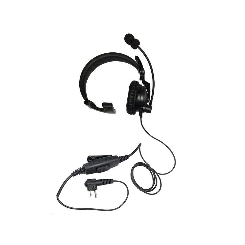 Lichtgewicht monoheadset compatibel met Motorola DP1400