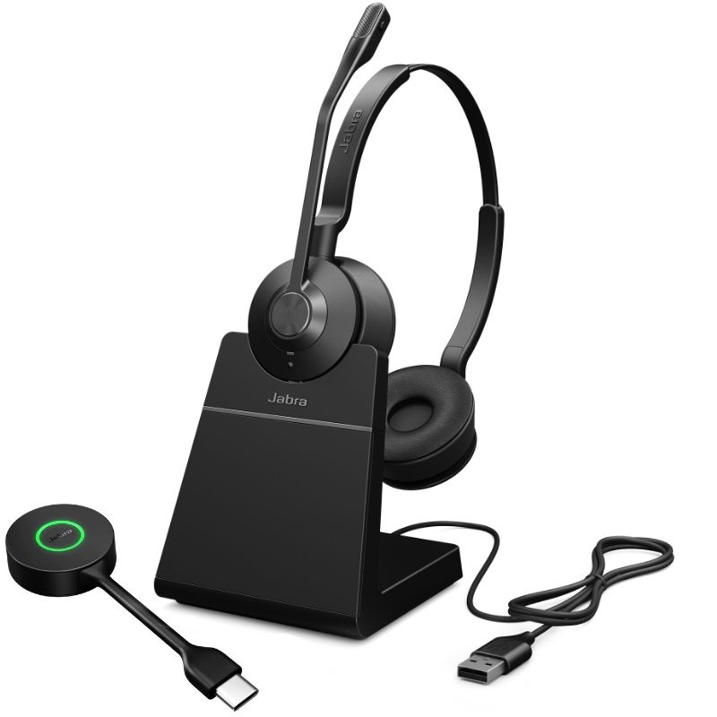 Jabra Engage 55 duo UC USB-C met oplaadstation