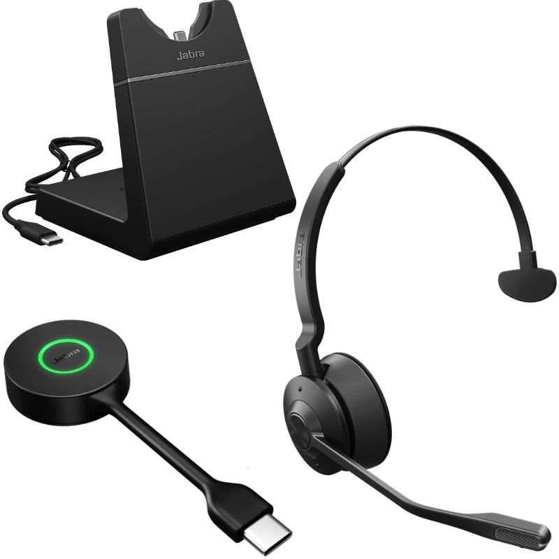 Jabra Engage 55 Mono UC USB-C met oplaadstation