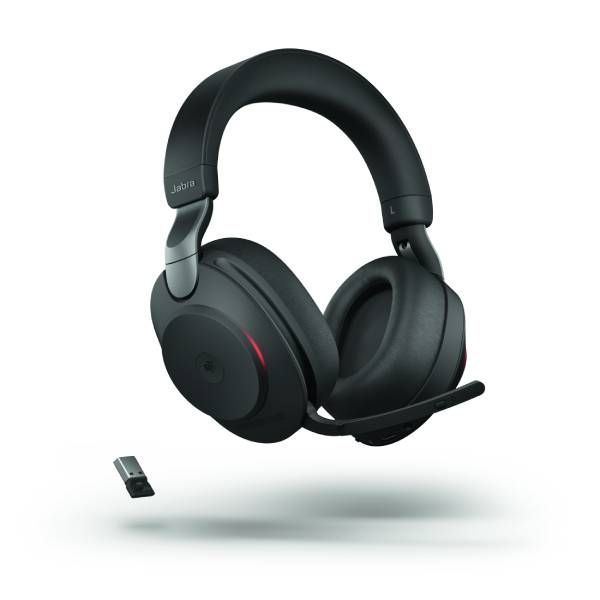 Jabra Evolve2 85 MS Stereo met oplaadstand - Zwart