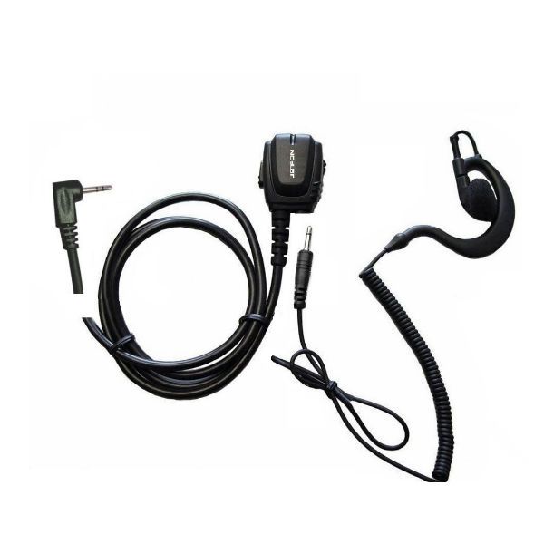 1-pins Motorola Headset met microfoon en PTT-knop