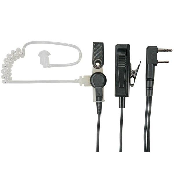 KHS-8BL Oortje met microfoon voor Kenwood Walkie Talkies