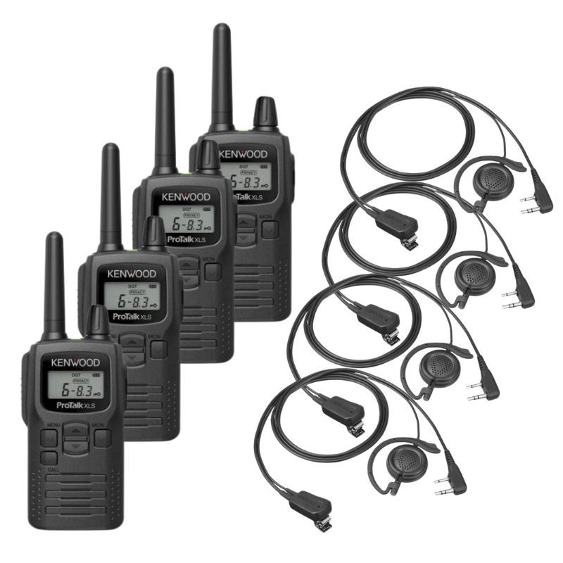 Pack 4x Kenwood PKT-300E + 4x headset