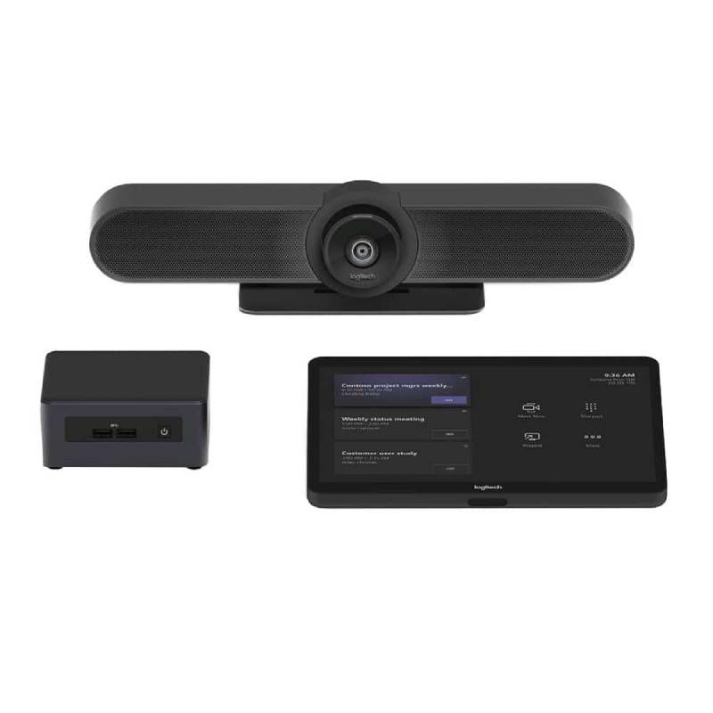 Logitech-bundel met Logitech Tap, Logitech MeetUp en NUC i5