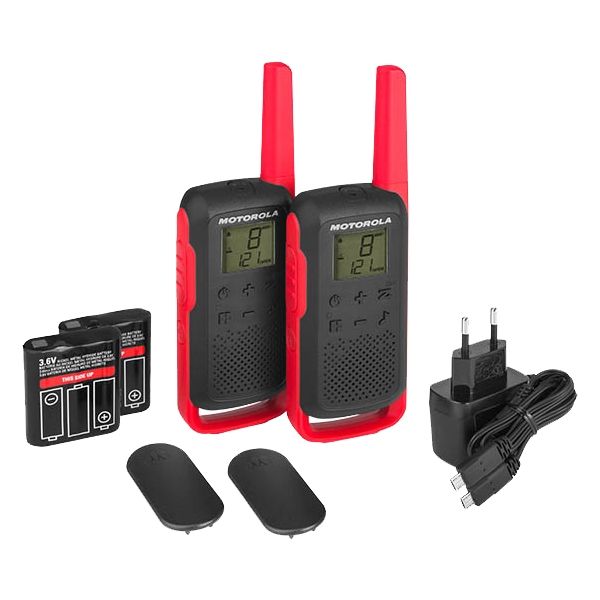 Motorola T62 walkie talkie (Rood)