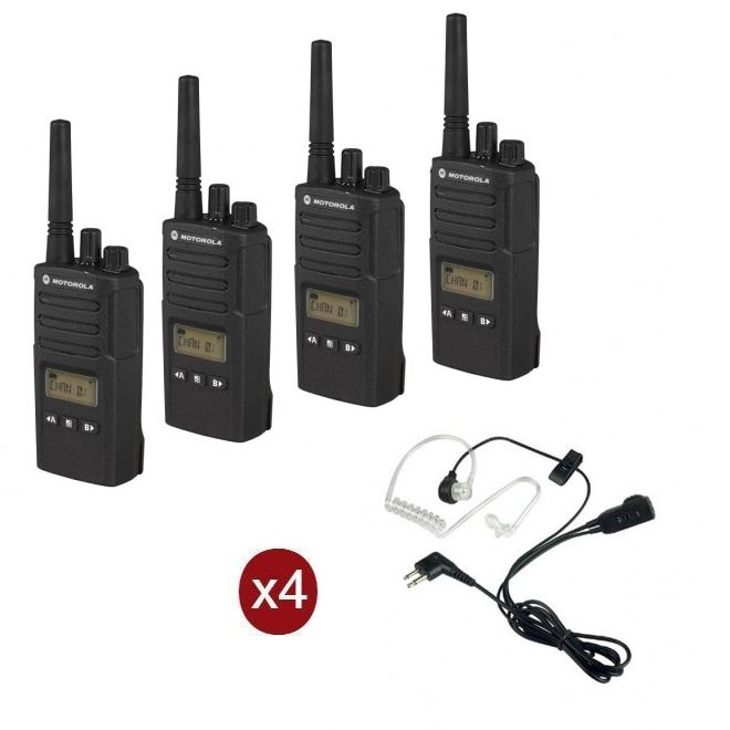 Motorola XT460 4-pack + 4 Bodyguard kits 