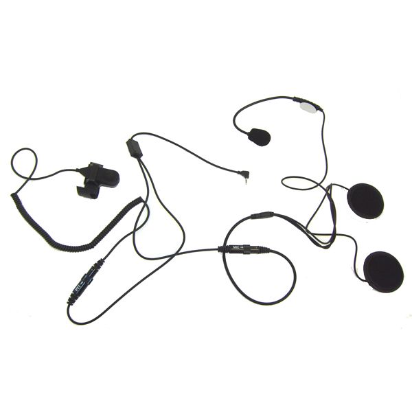 Gesloten headset Microfoon voor 1-Pin Motorola Walkie-Talkies