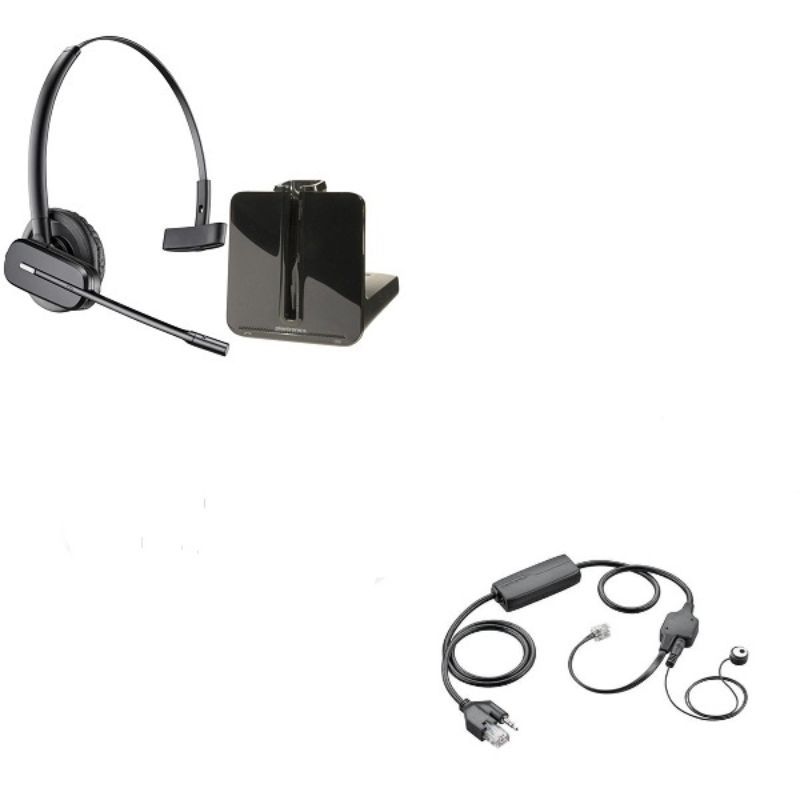 Plantronics CS540 Draadloze Headset + APV-63 EHS Kabel voor Avaya