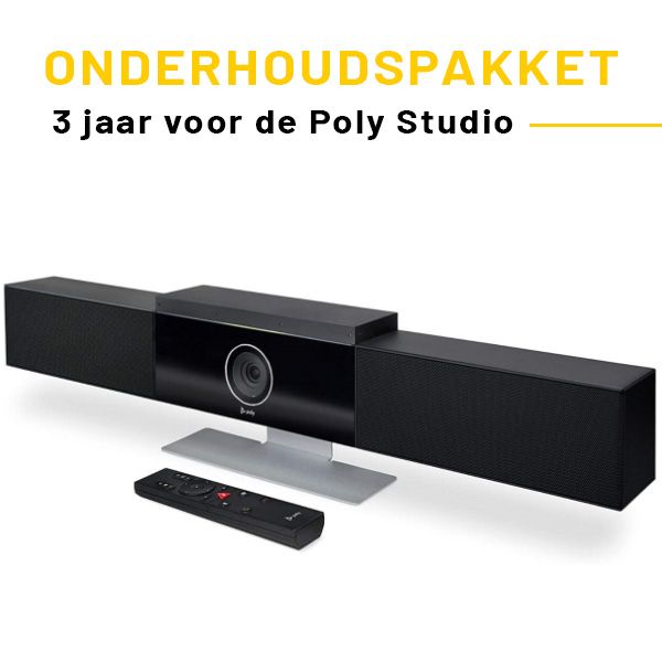 3-jarig Poly+ garantiepakket voor Poly Studio