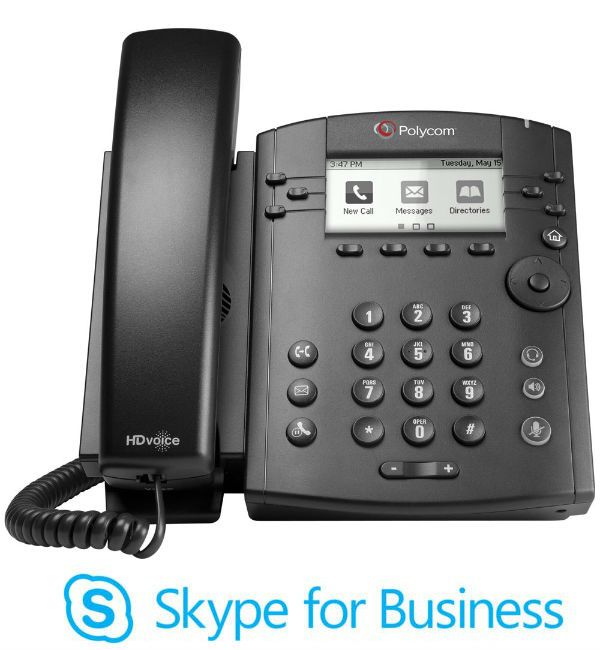 Polycom VVX 311 MS VoIP Desktop Telefoon