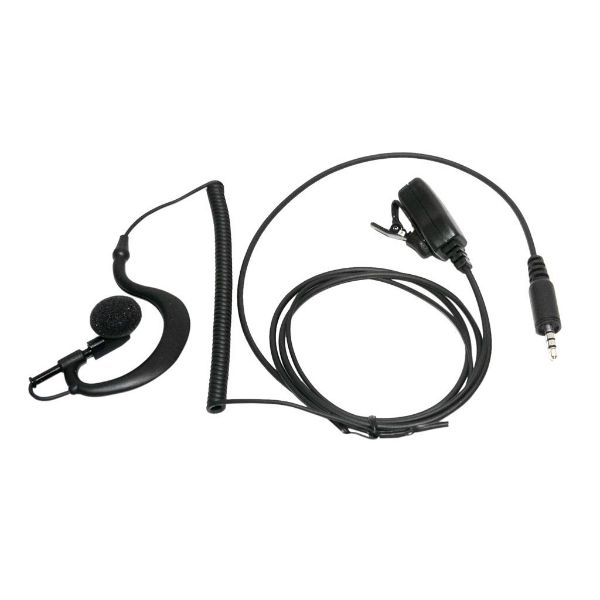 Sari Micro-headset met tas voor Kenwood PKT-23 