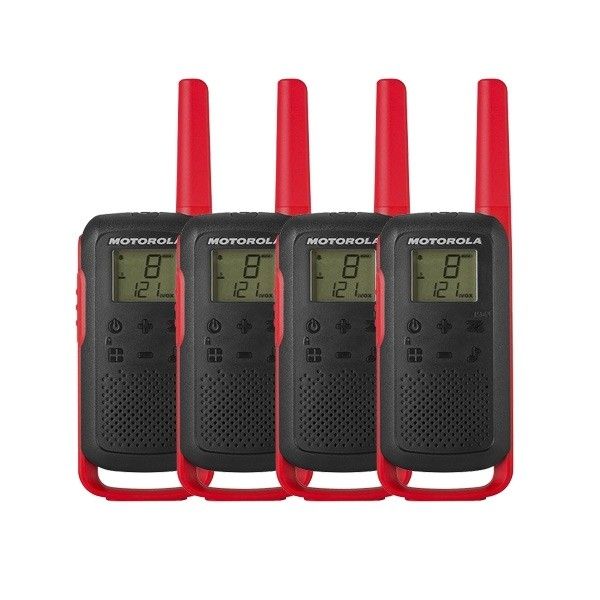 Motorola T62 (rood) 4-Pack