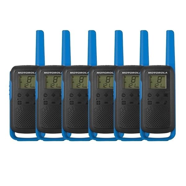 Motorola Talkabout T62 (Blauw) 6-Pack