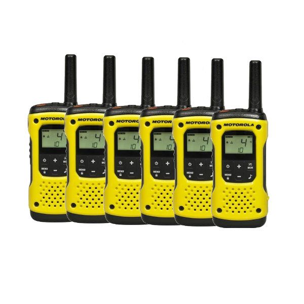 Motorola TLKR T92 H₂O Walkie Talkie - 6-Pack