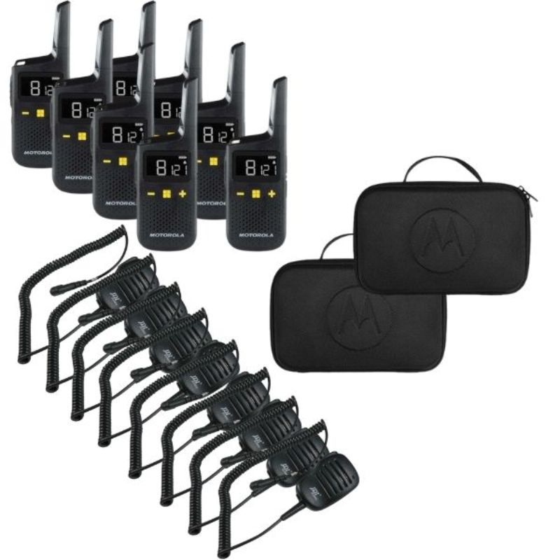 Eight Pack Motorola XT185 + Speaker en Microfoon + Hoes