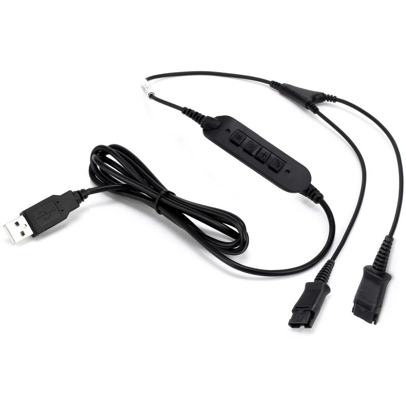 Cleyver Y-kabel USB-QD voor Poly