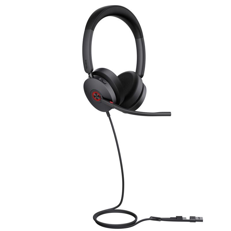 Yealink UH48 Duo MS USB-C/A Bedrade Headset